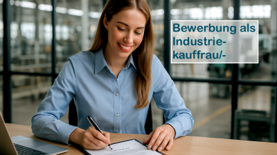 Bewerbung als Industriekaufmann/-frau