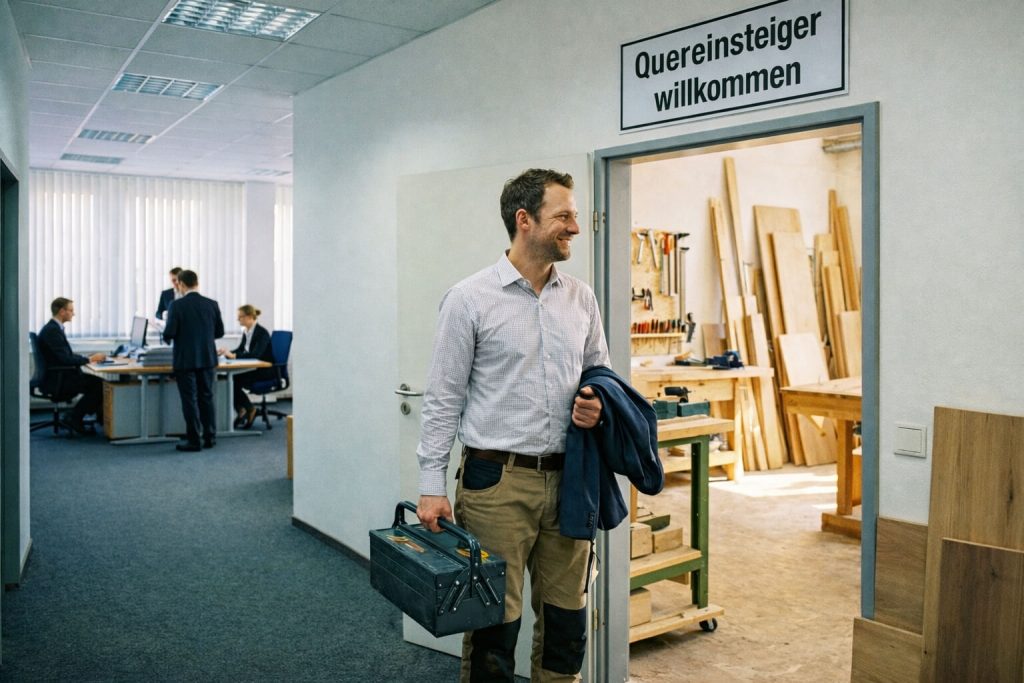 Deine Bewerbung als Quereinsteiger/in von 12Bewerbung erstellen lassen.