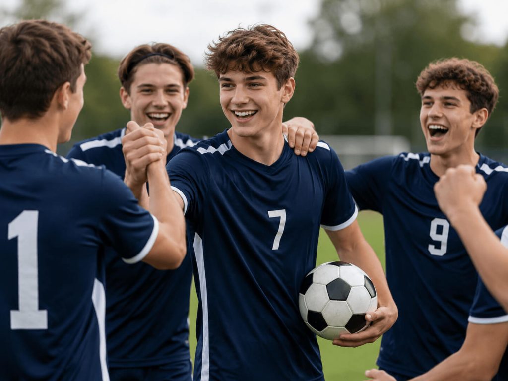 Schüler beim Vereinssport — Teamarbeit und Disziplin als Stärken im Lebenslauf